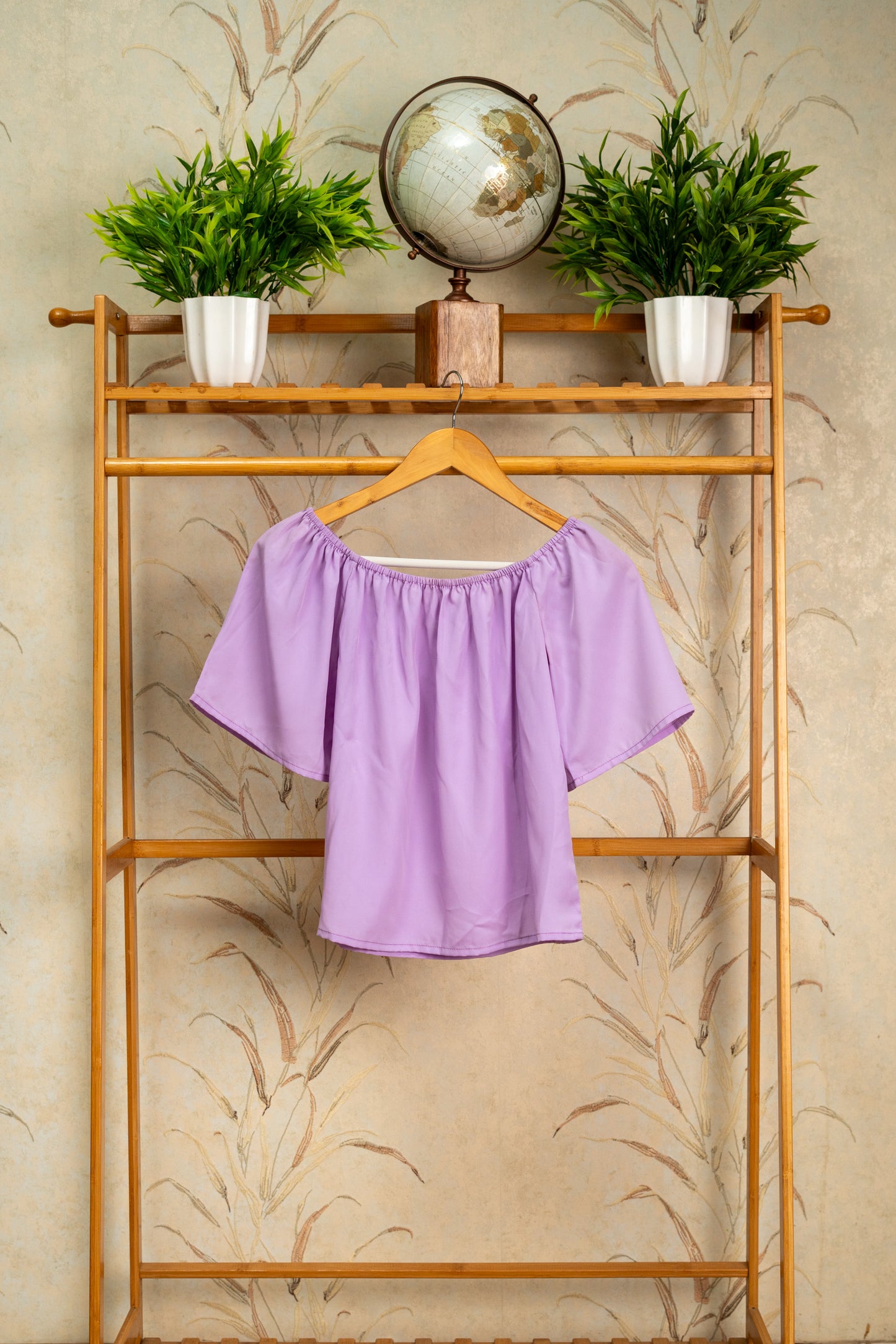 Lilac off Shoulder Top