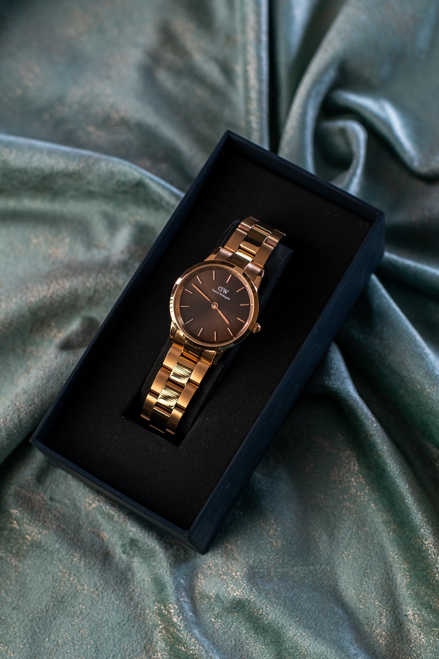 Daniel Wellington Gold watch with Brown Dial