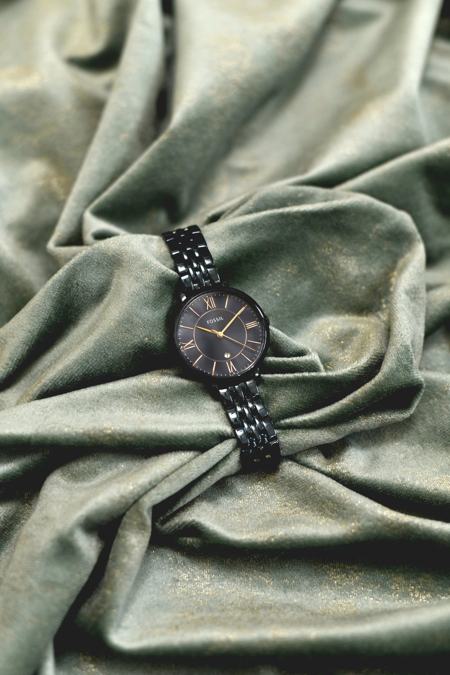 FossilJacqueline Analog Black Dial Women's Watch