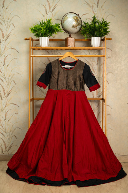 Red Anarkali Kurta