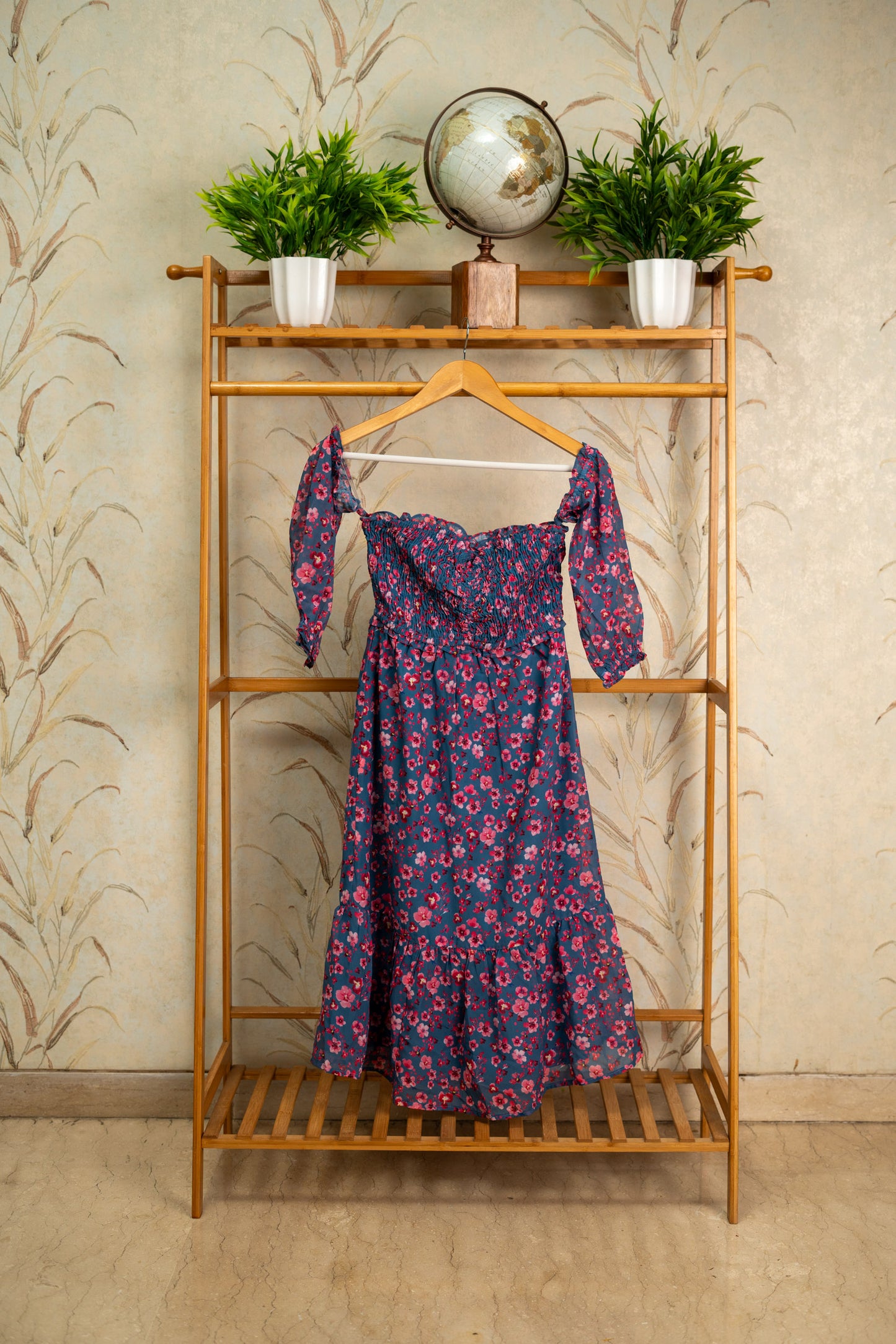 Purple Floral Dress