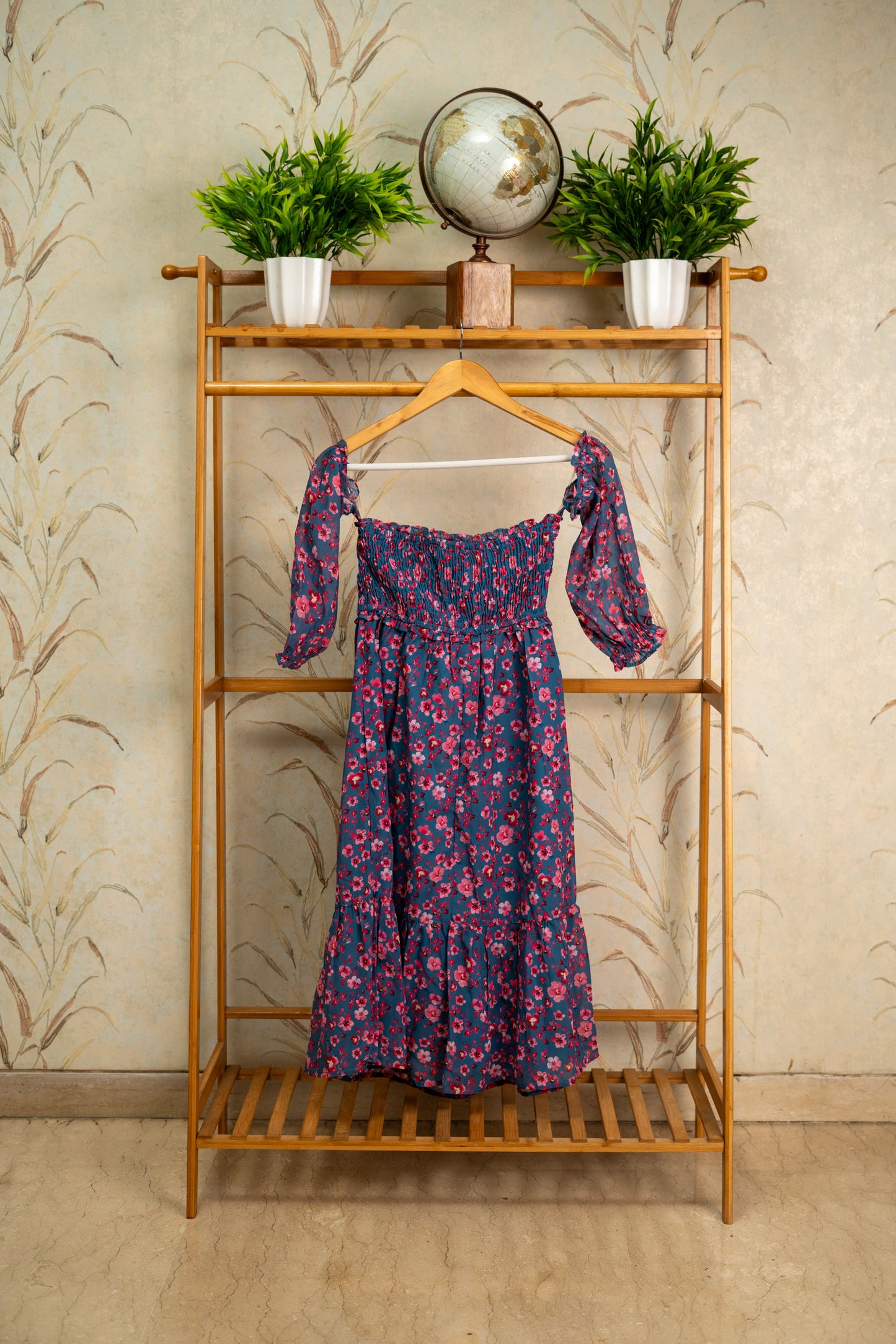 Purple Floral Dress