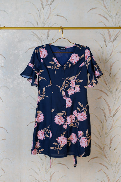 Blue Floral dress