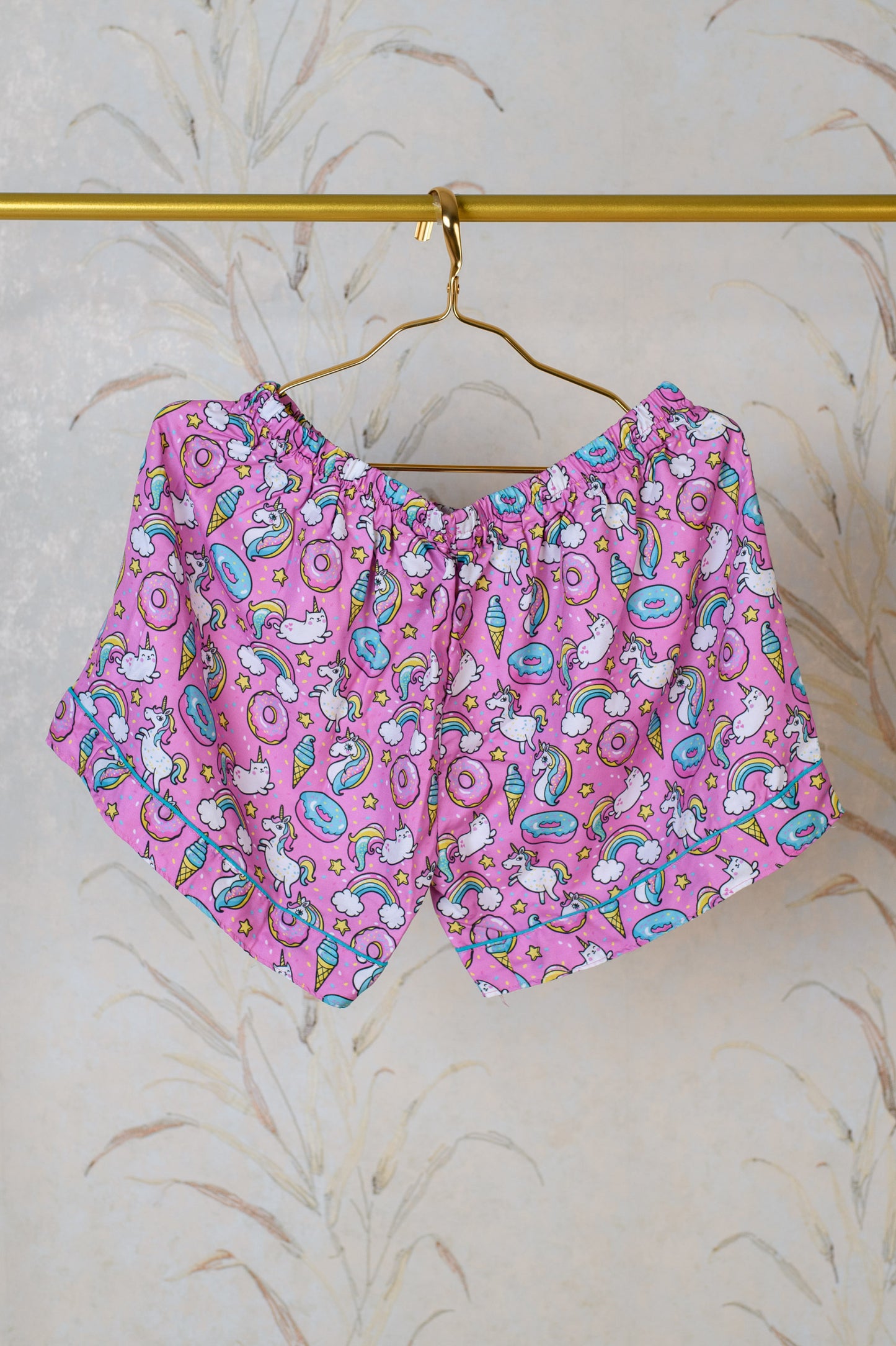 Pink night suits shorts set
