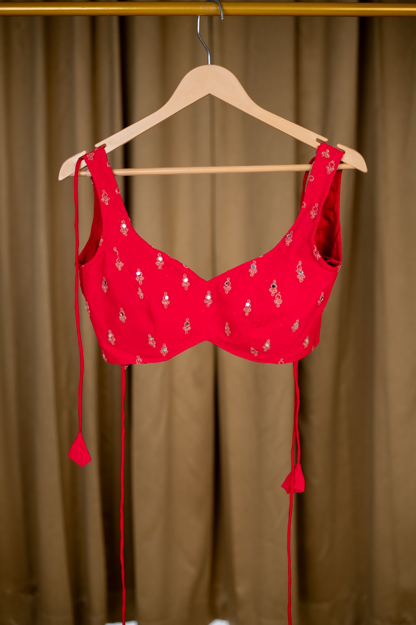 Mohey Red Lehenga Set