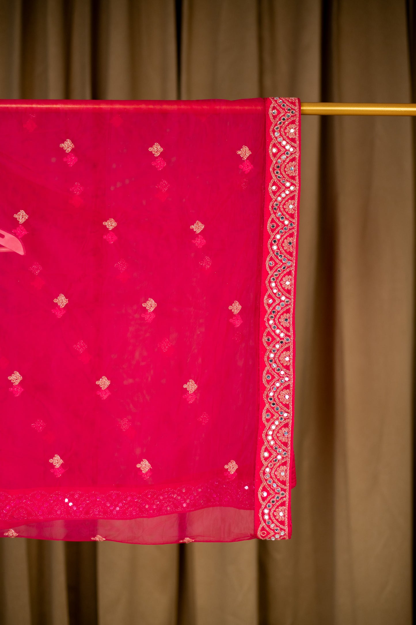 Mohey Red Lehenga Set