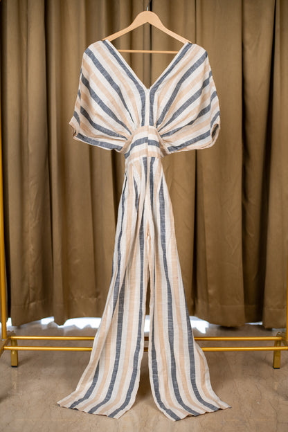 striped jumpsuit