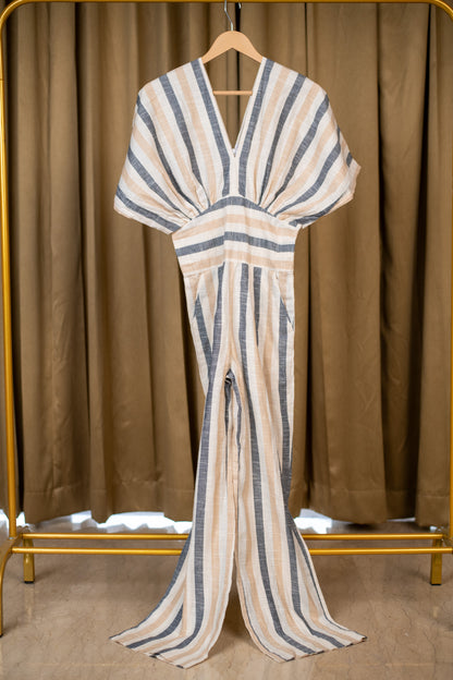 striped jumpsuit