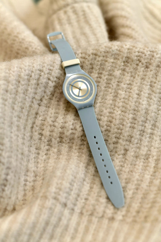 Women Light Blue Swiss Made Water Resistant Analogue Watch