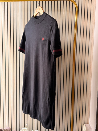 Fred Perry Black Nit Dress
