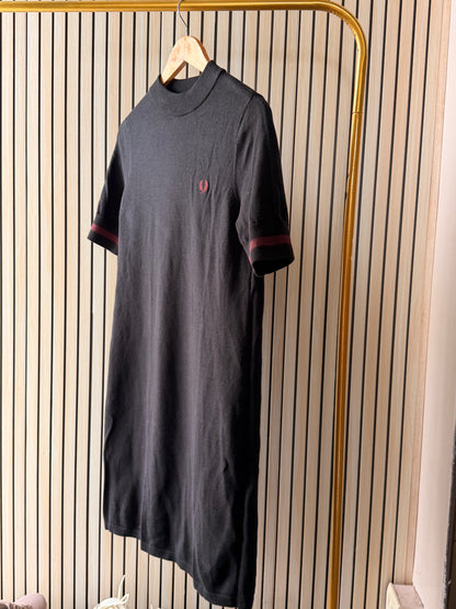 Fred Perry Black Nit Dress