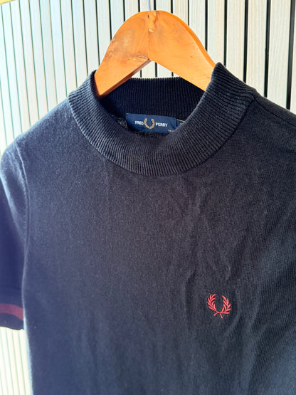 Fred Perry Black Nit Dress