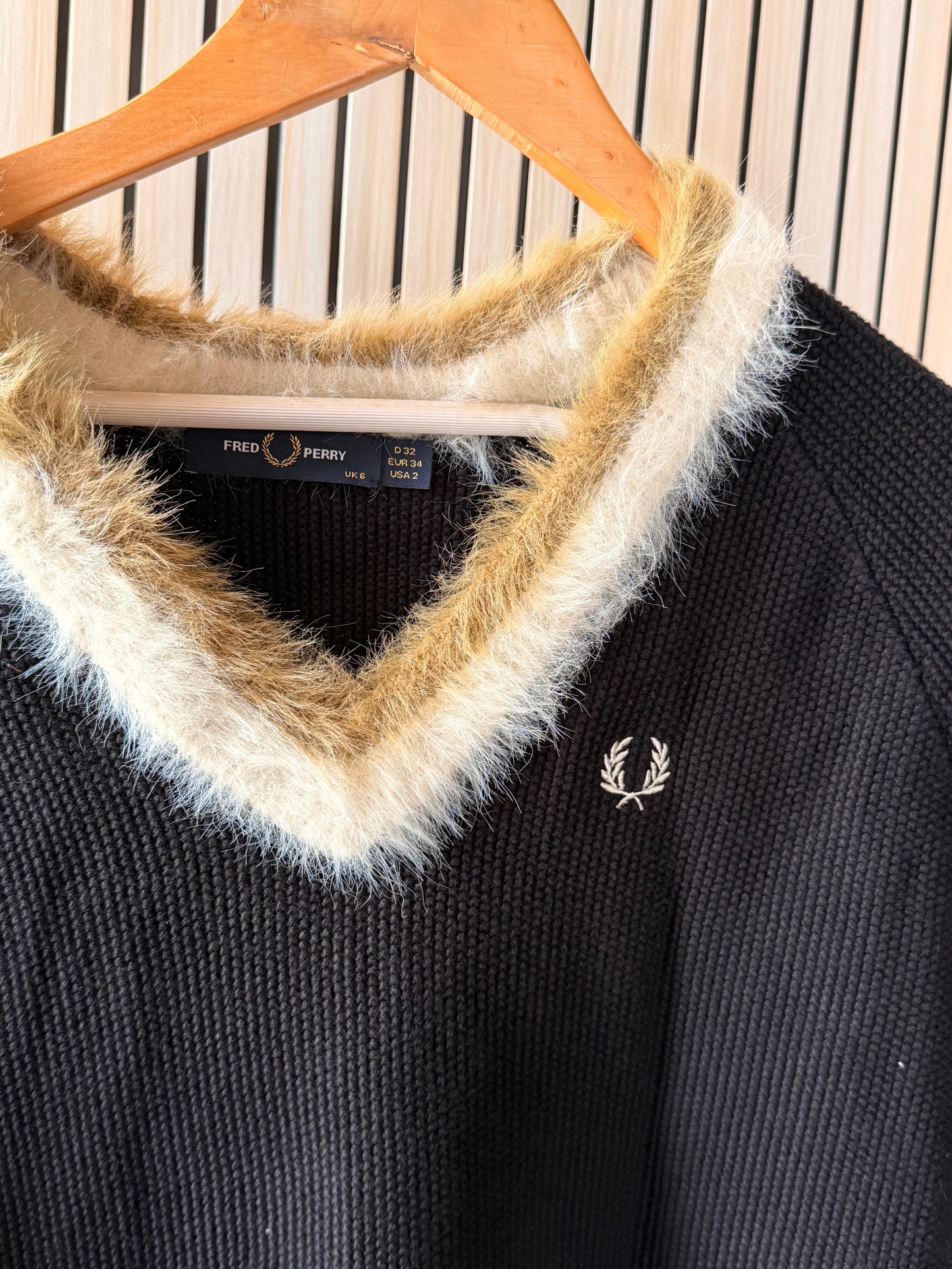 Fred Perry Fur Sweater
